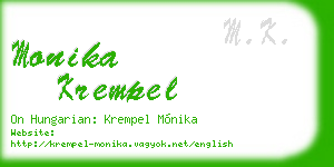monika krempel business card